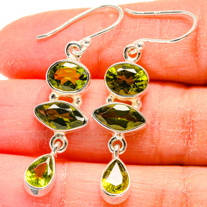Peridot Earrings handcrafted by Ana Silver Co - EARR424102