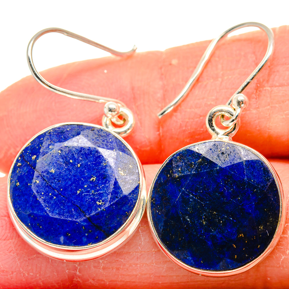 Lapis Lazuli Earrings handcrafted by Ana Silver Co - EARR424105