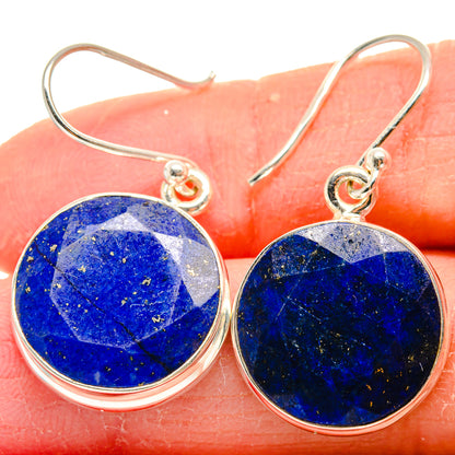 Lapis Lazuli Earrings handcrafted by Ana Silver Co - EARR424105