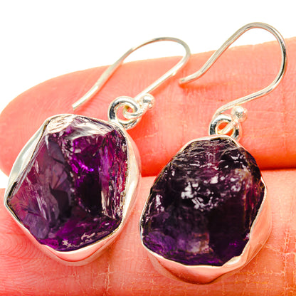 Amethyst Earrings handcrafted by Ana Silver Co - EARR424118