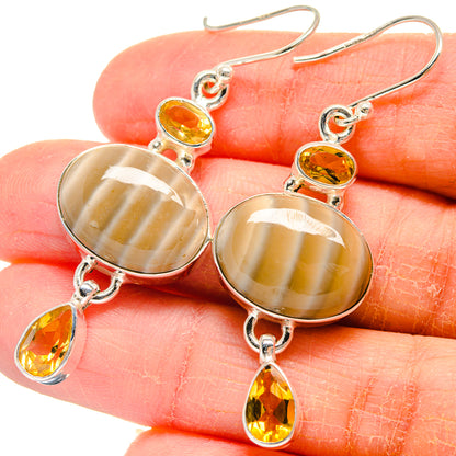 Imperial Jasper Earrings handcrafted by Ana Silver Co - EARR424127