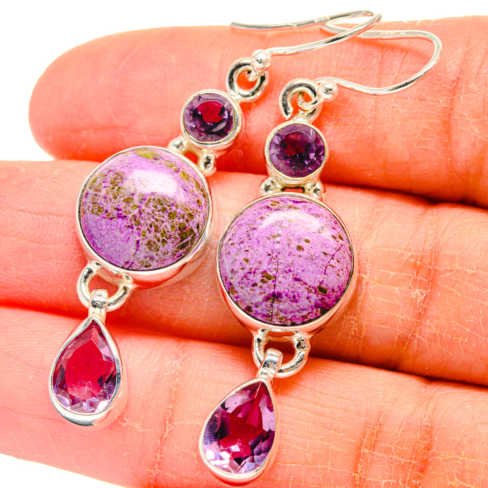 Stichtite Earrings handcrafted by Ana Silver Co - EARR424129