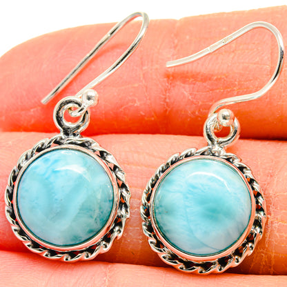 Larimar Earrings handcrafted by Ana Silver Co - EARR424133