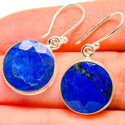 Lapis Lazuli Earrings handcrafted by Ana Silver Co - EARR424134