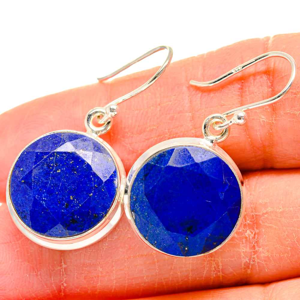 Lapis Lazuli Earrings handcrafted by Ana Silver Co - EARR424141