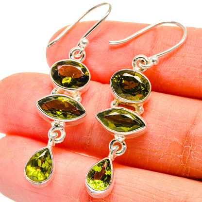 Peridot Earrings handcrafted by Ana Silver Co - EARR424150