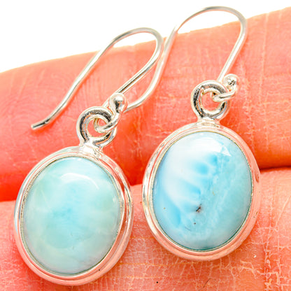 Larimar Earrings handcrafted by Ana Silver Co - EARR424176