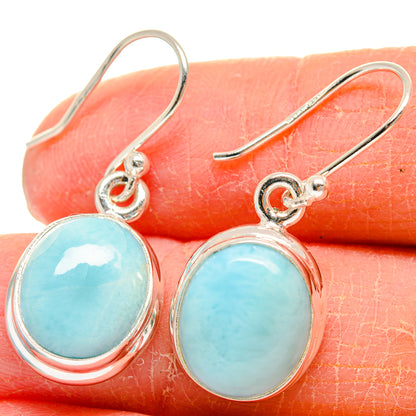 Larimar Earrings handcrafted by Ana Silver Co - EARR424182