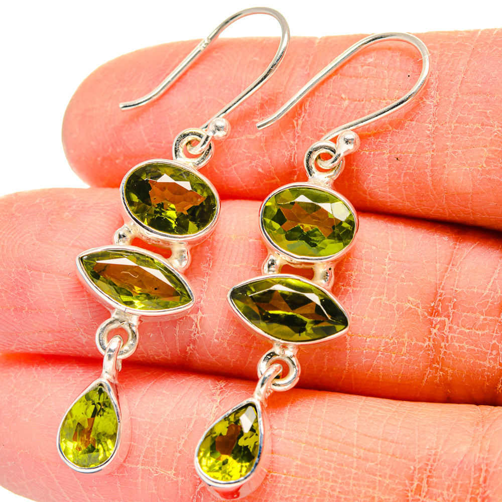 Peridot Earrings handcrafted by Ana Silver Co - EARR424184