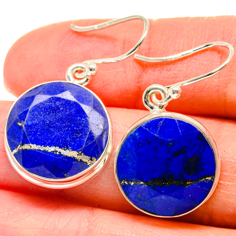 Lapis Lazuli Earrings handcrafted by Ana Silver Co - EARR424217