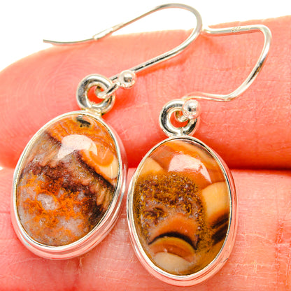 Mookaite Earrings handcrafted by Ana Silver Co - EARR424218