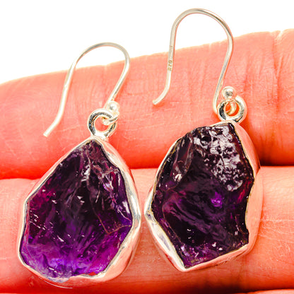 Amethyst Earrings handcrafted by Ana Silver Co - EARR424243