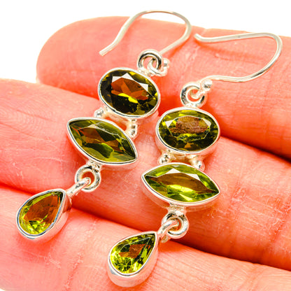 Peridot Earrings handcrafted by Ana Silver Co - EARR424248