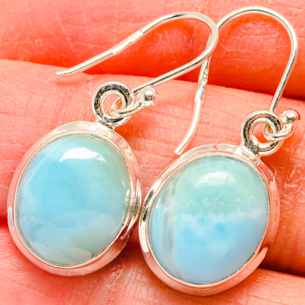 Larimar Earrings handcrafted by Ana Silver Co - EARR424251