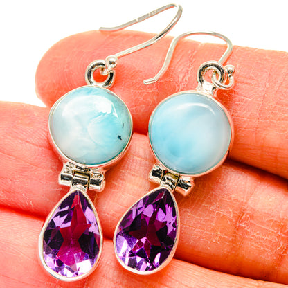 Larimar Earrings handcrafted by Ana Silver Co - EARR424257