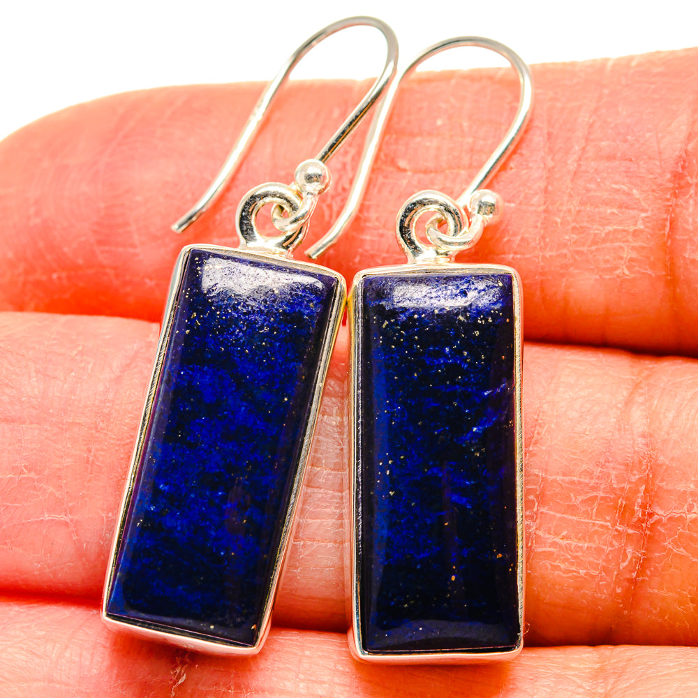 Lapis Lazuli Earrings handcrafted by Ana Silver Co - EARR424259