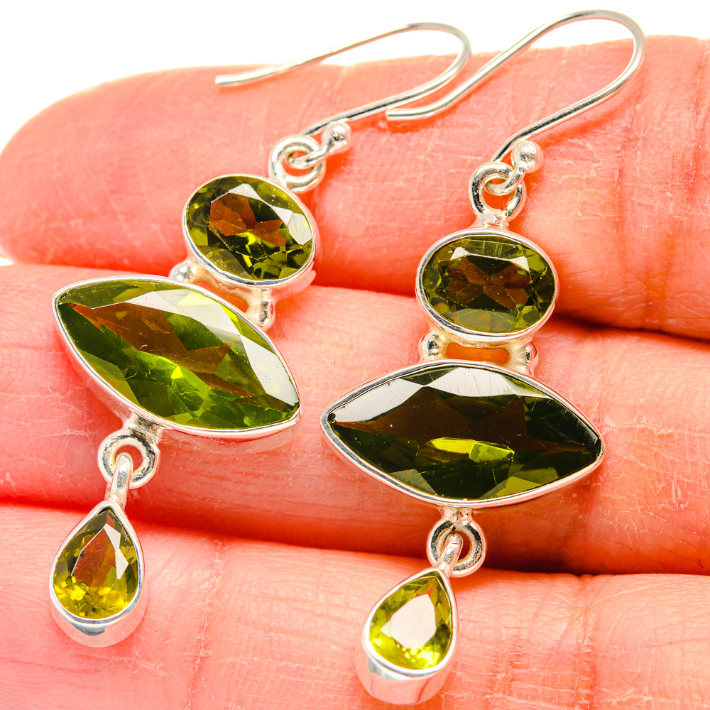 Peridot Earrings handcrafted by Ana Silver Co - EARR424264
