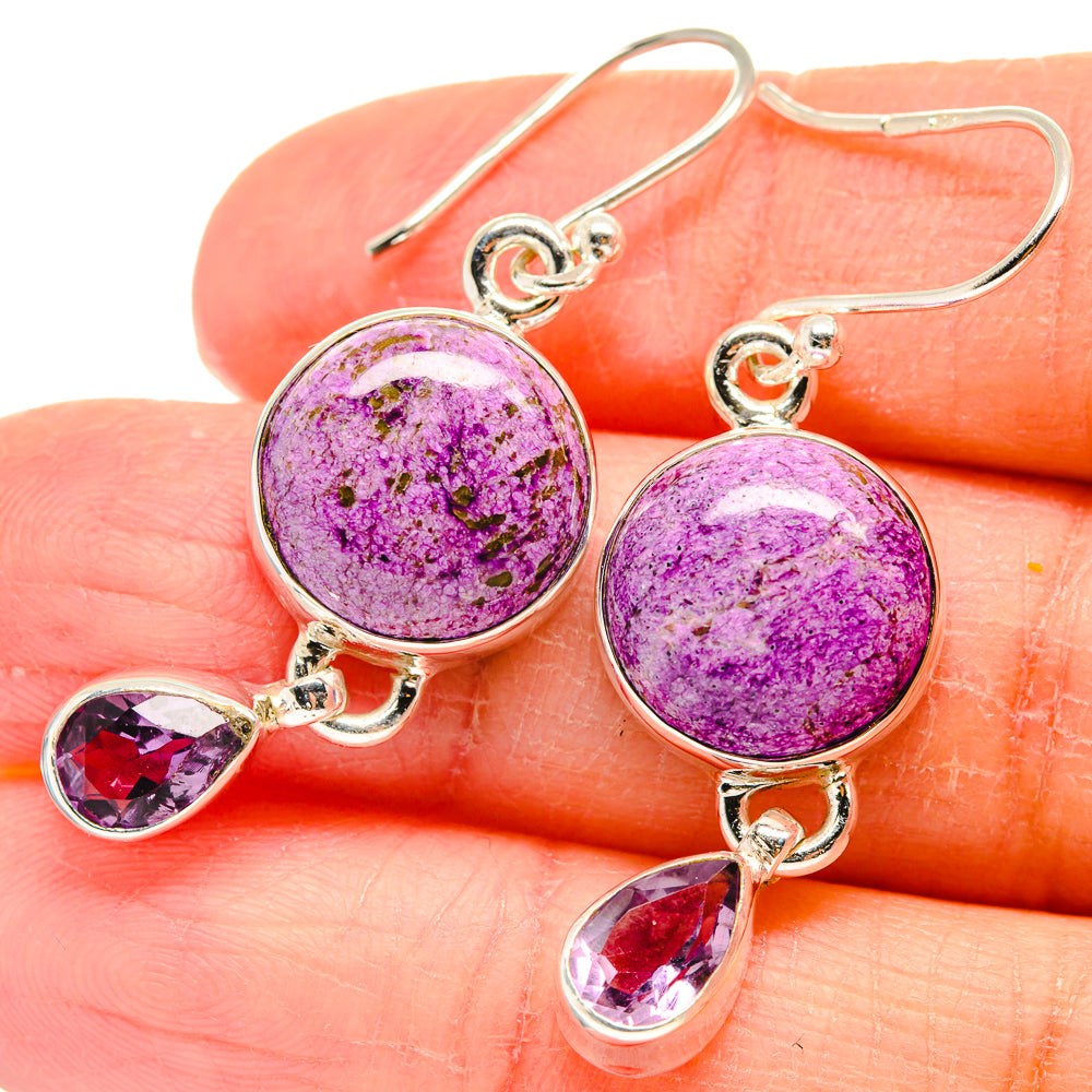 Stichtite Earrings handcrafted by Ana Silver Co - EARR424266