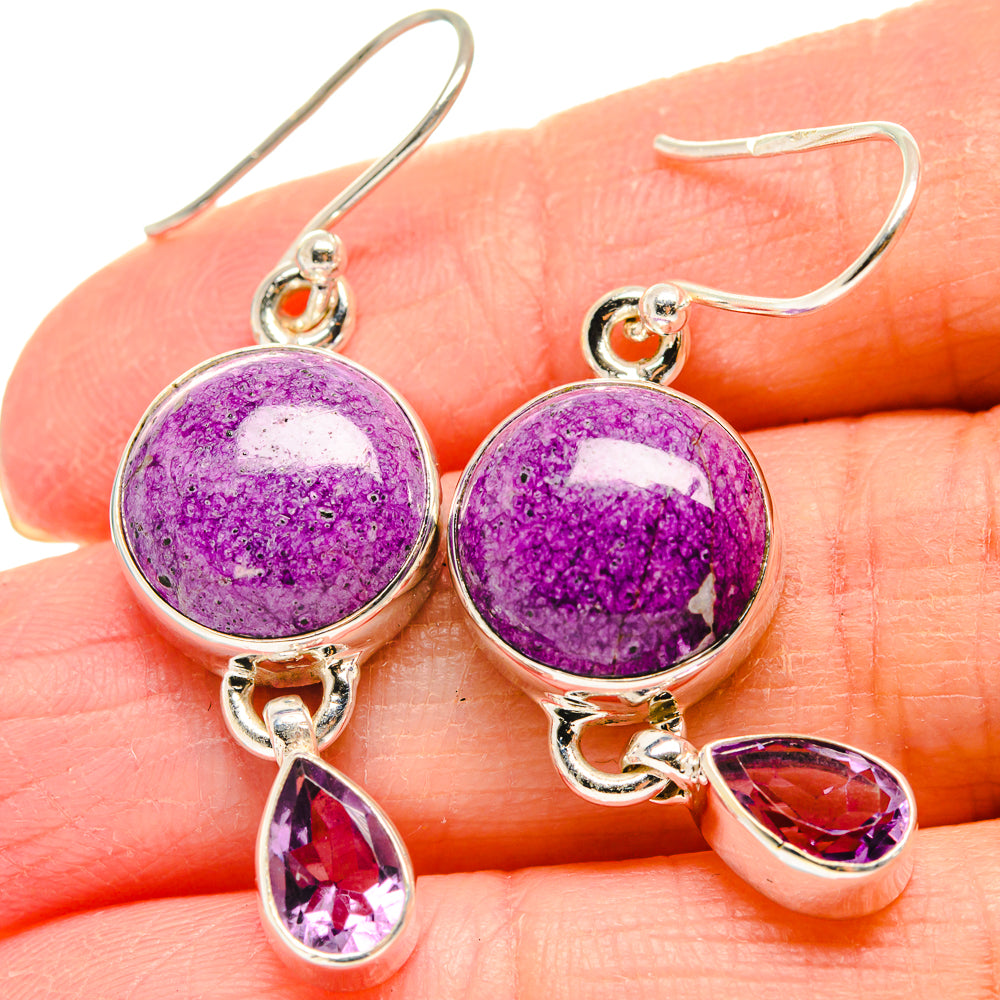 Stichtite Earrings handcrafted by Ana Silver Co - EARR424279