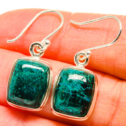 Shattuckite Earrings handcrafted by Ana Silver Co - EARR424288