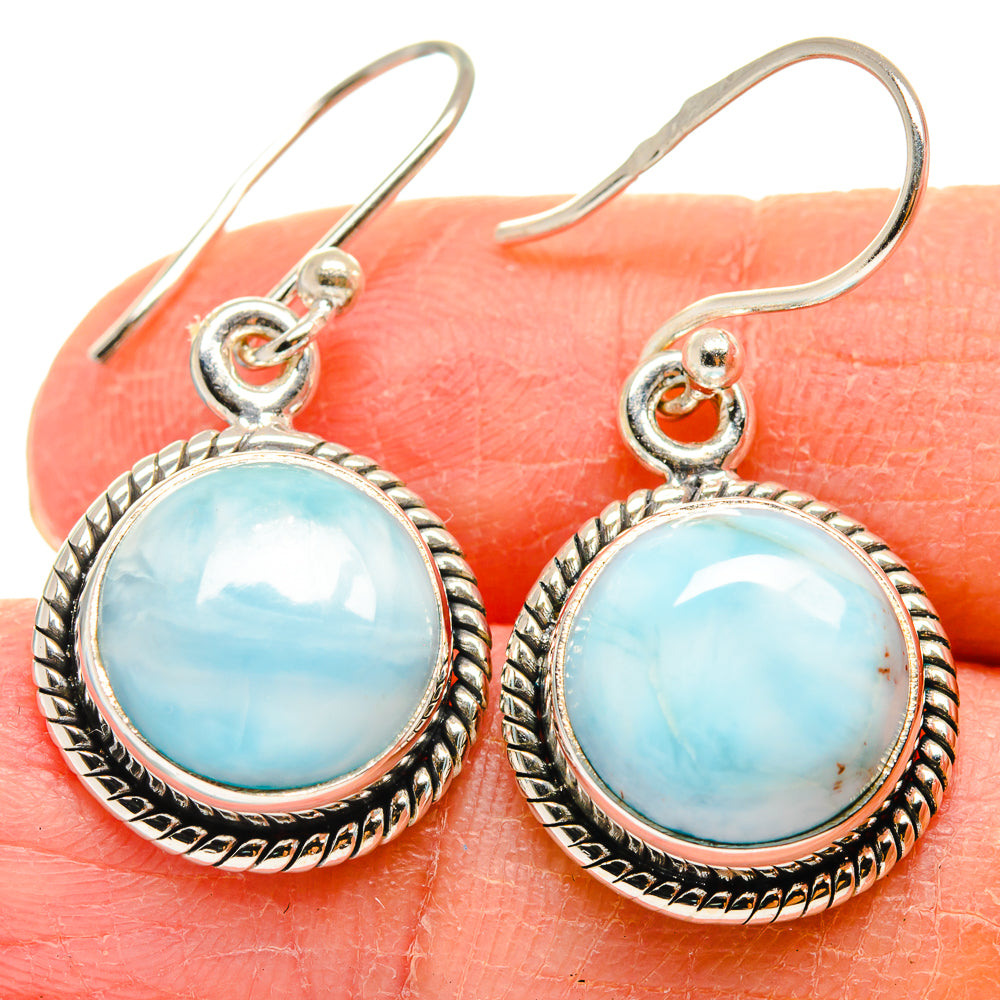 Larimar Earrings handcrafted by Ana Silver Co - EARR424289