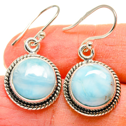 Larimar Earrings handcrafted by Ana Silver Co - EARR424289