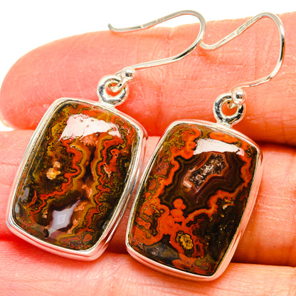 Moroccan Agate Earrings handcrafted by Ana Silver Co - EARR424292