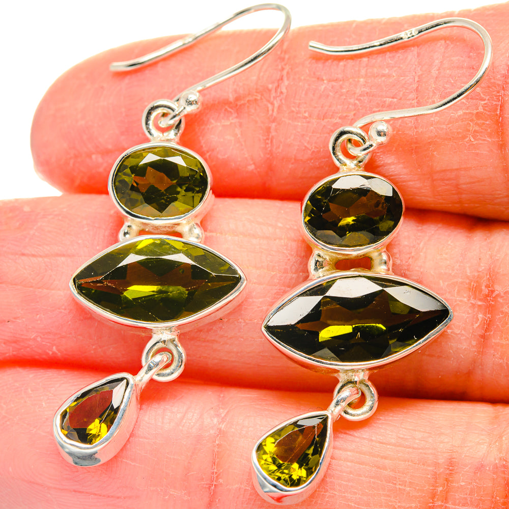Peridot Earrings handcrafted by Ana Silver Co - EARR424307