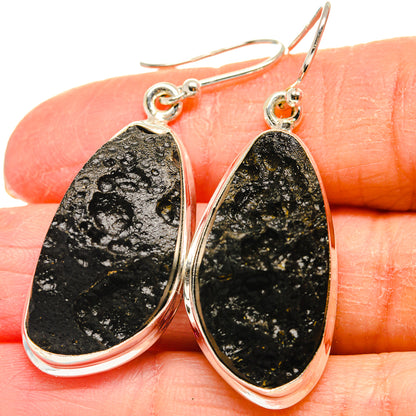 Tektite Earrings handcrafted by Ana Silver Co - EARR424312