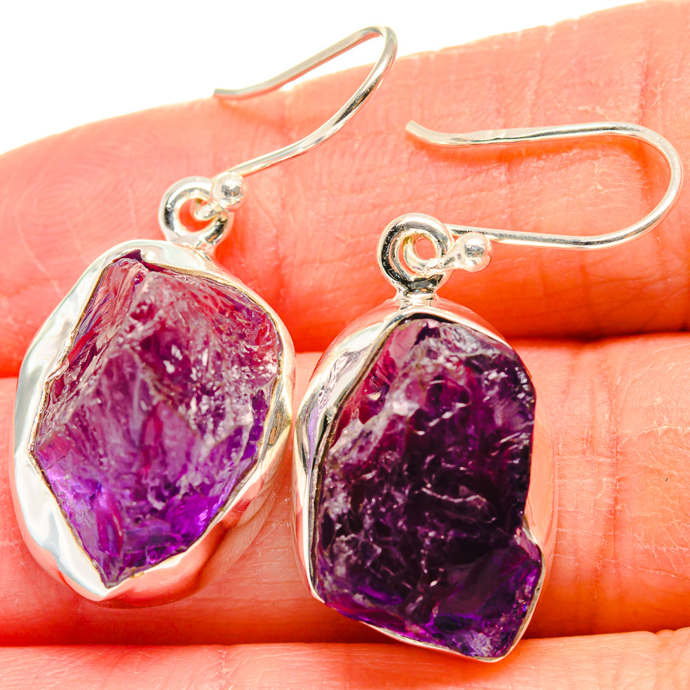 Amethyst Earrings handcrafted by Ana Silver Co - EARR424316