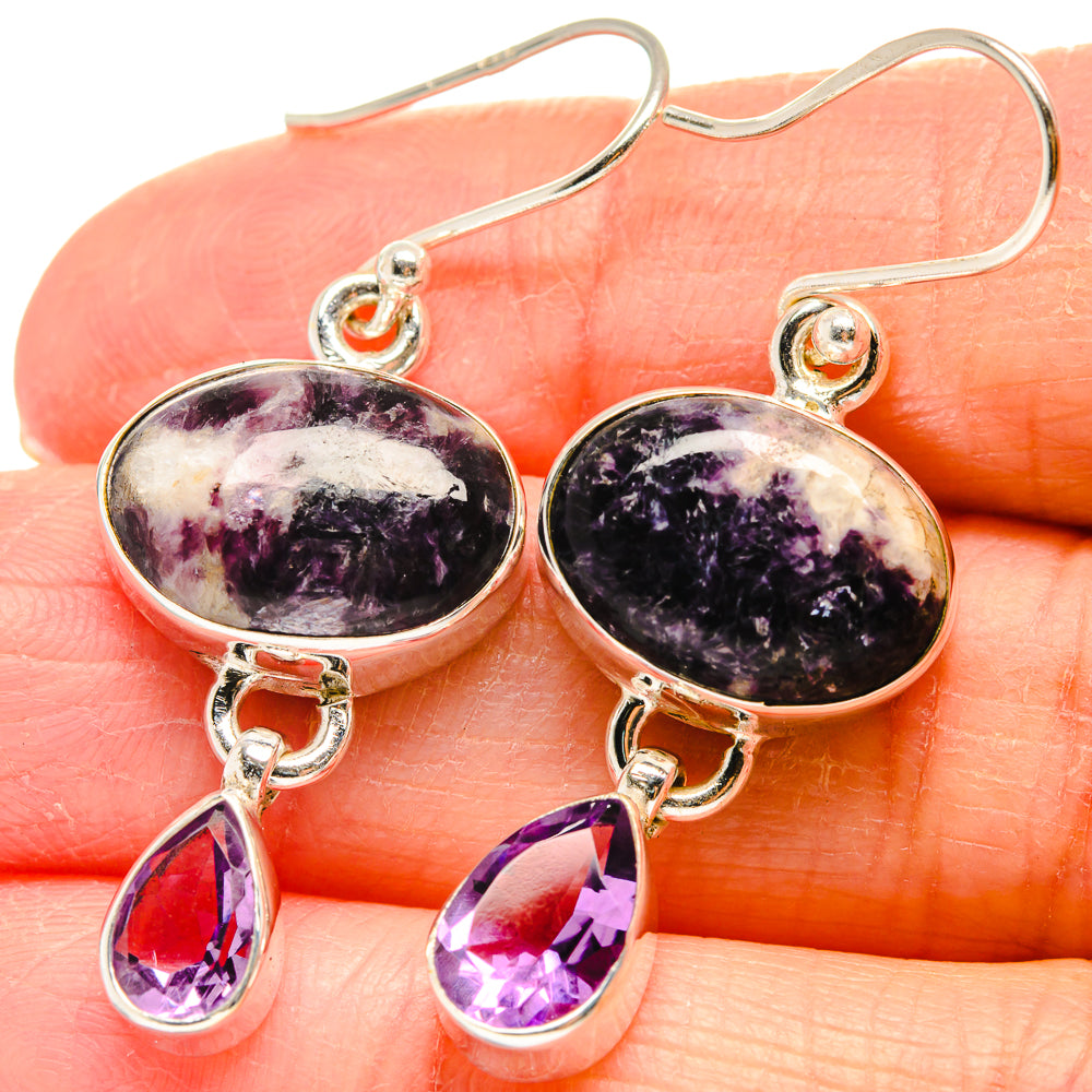 Kammererite Earrings handcrafted by Ana Silver Co - EARR424317