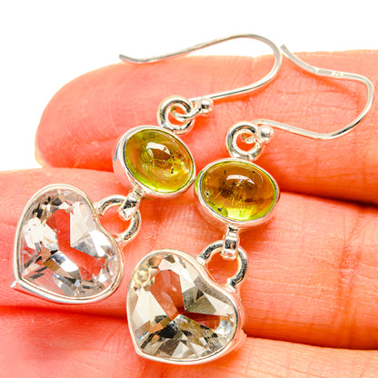White Quartz Earrings handcrafted by Ana Silver Co - EARR424322