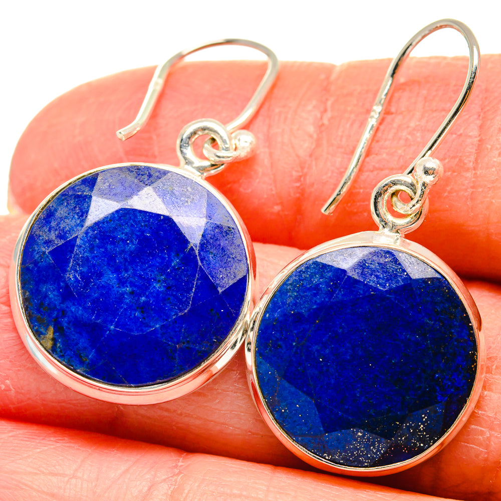 Lapis Lazuli Earrings handcrafted by Ana Silver Co - EARR424327