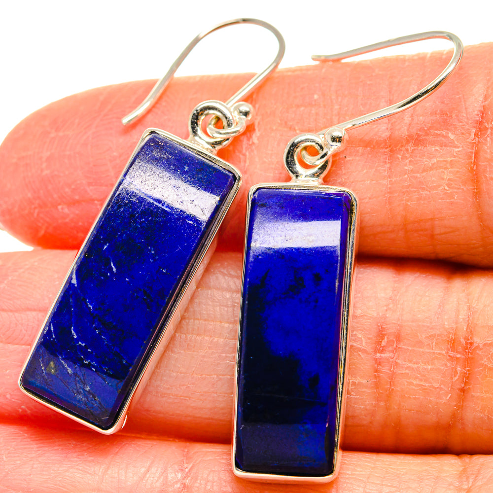Lapis Lazuli Earrings handcrafted by Ana Silver Co - EARR424334