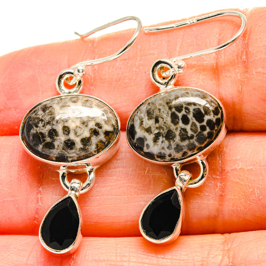 Stingray Coral Earrings handcrafted by Ana Silver Co - EARR424335