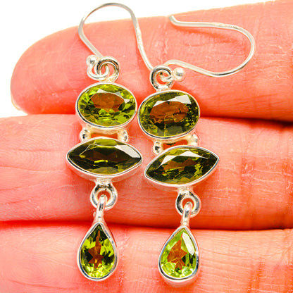 Peridot Earrings handcrafted by Ana Silver Co - EARR424339