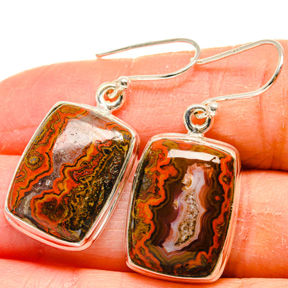Moroccan Agate Earrings handcrafted by Ana Silver Co - EARR424343