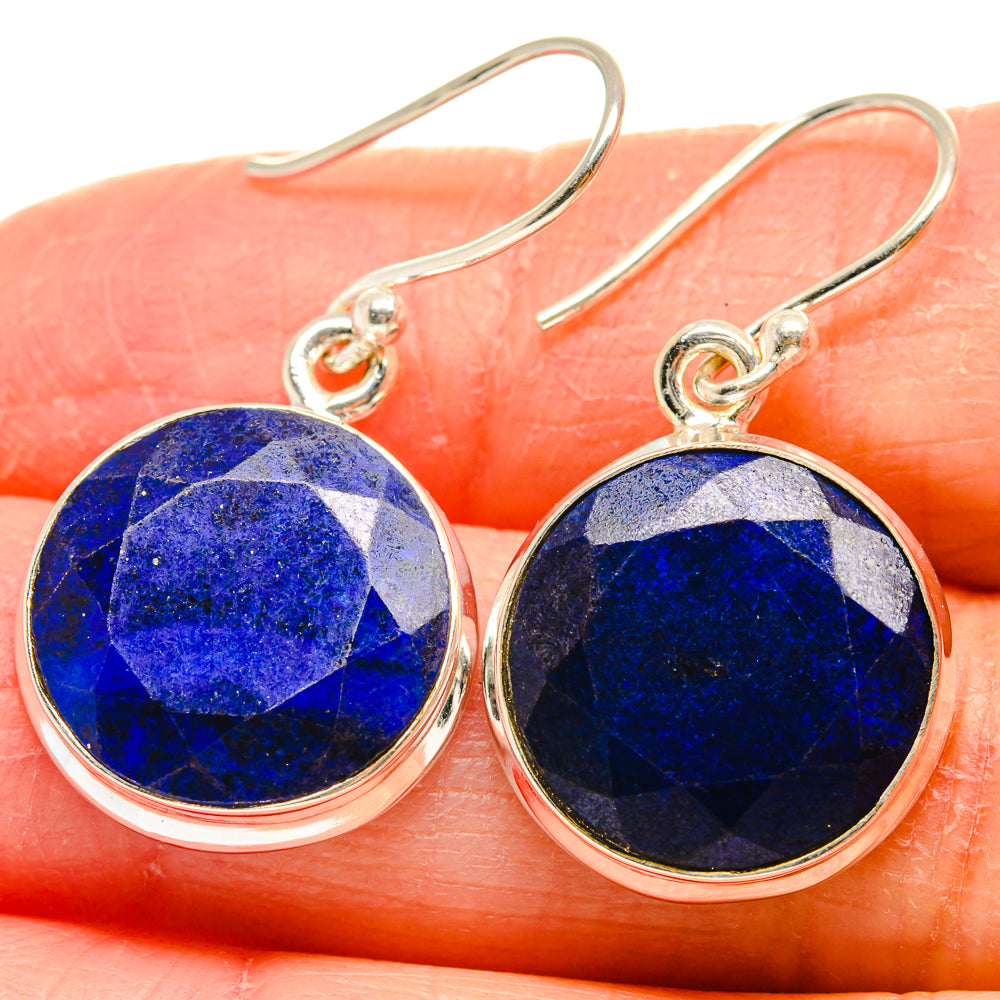 Lapis Lazuli Earrings handcrafted by Ana Silver Co - EARR424348
