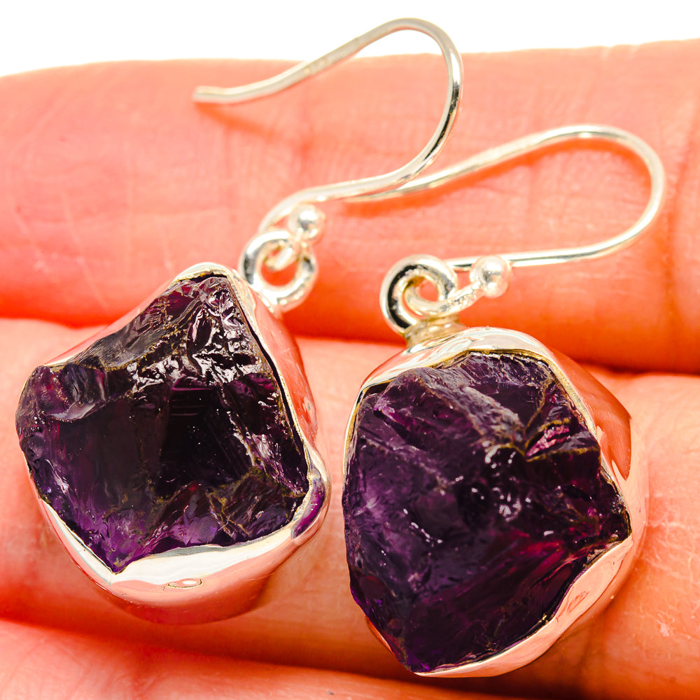 Amethyst Earrings handcrafted by Ana Silver Co - EARR424375
