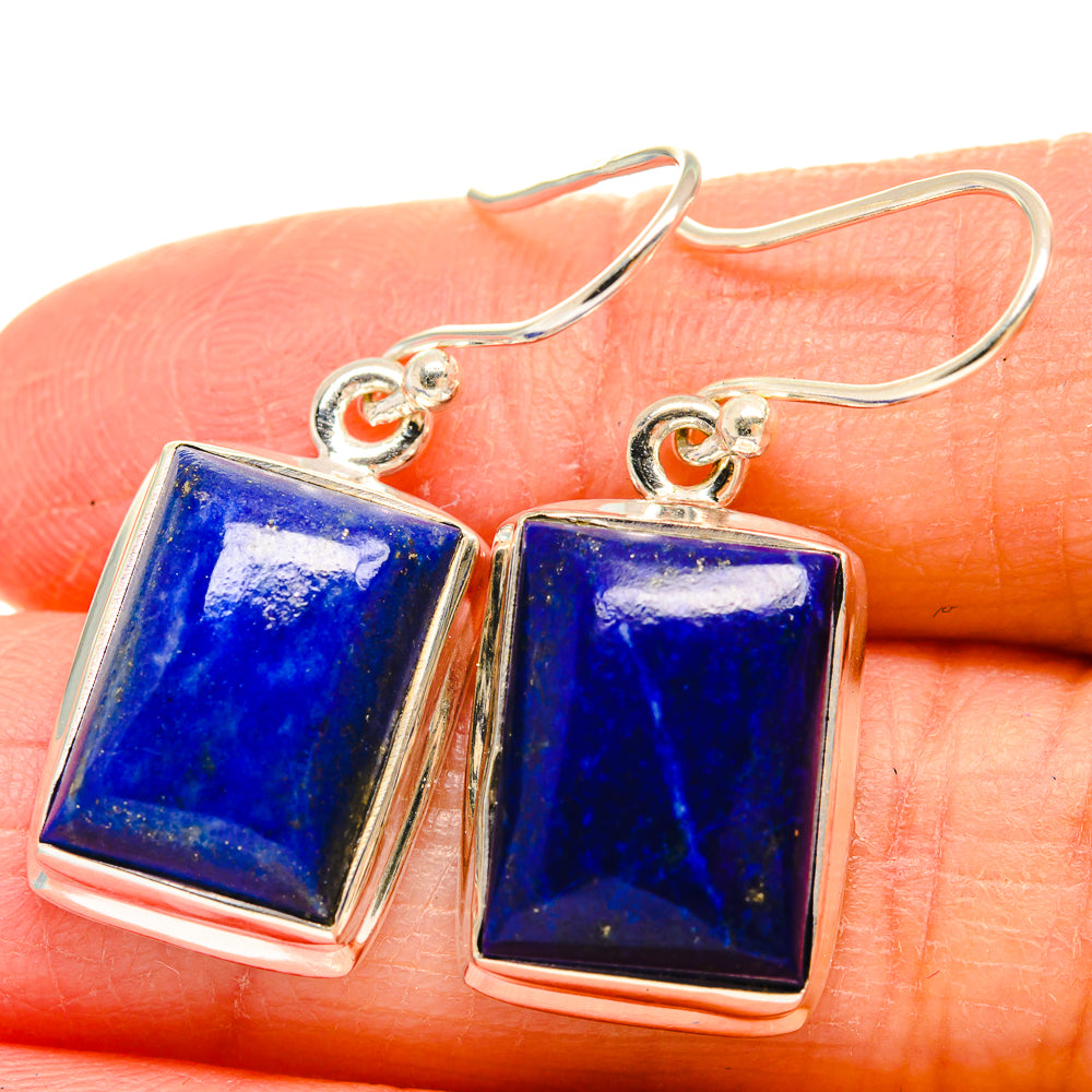 Lapis Lazuli Earrings handcrafted by Ana Silver Co - EARR424380