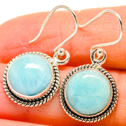 Larimar Earrings handcrafted by Ana Silver Co - EARR424386