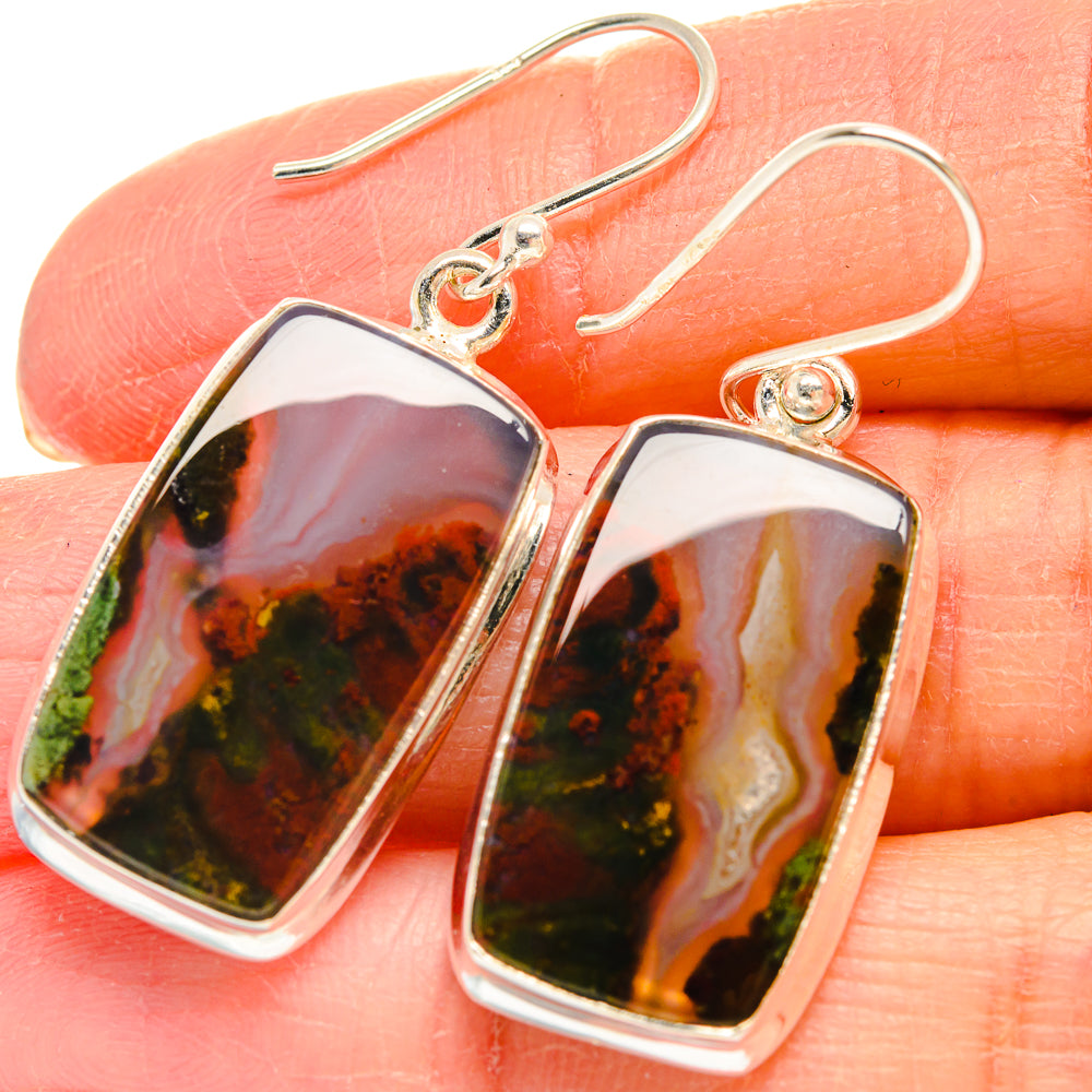 Ocean Jasper Earrings handcrafted by Ana Silver Co - EARR424388