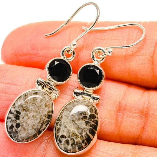 Stingray Coral Earrings handcrafted by Ana Silver Co - EARR424390