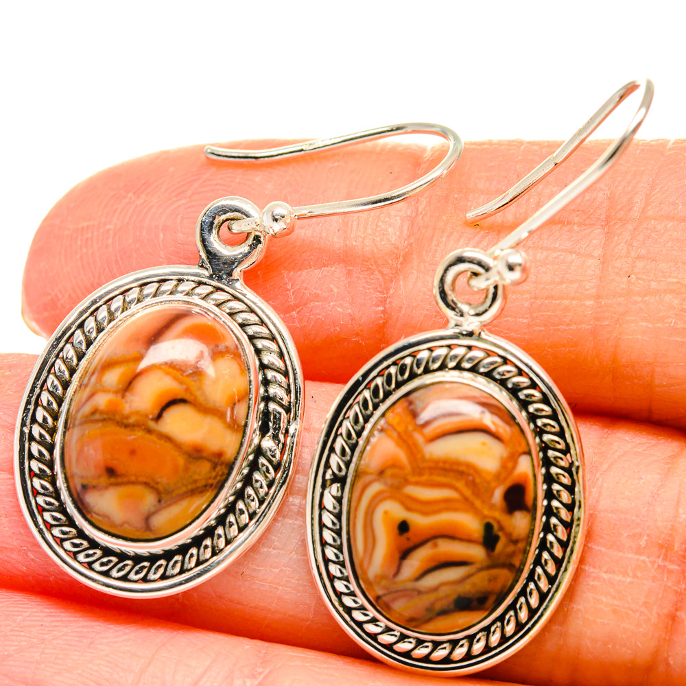 Imperial Jasper Earrings handcrafted by Ana Silver Co - EARR424391