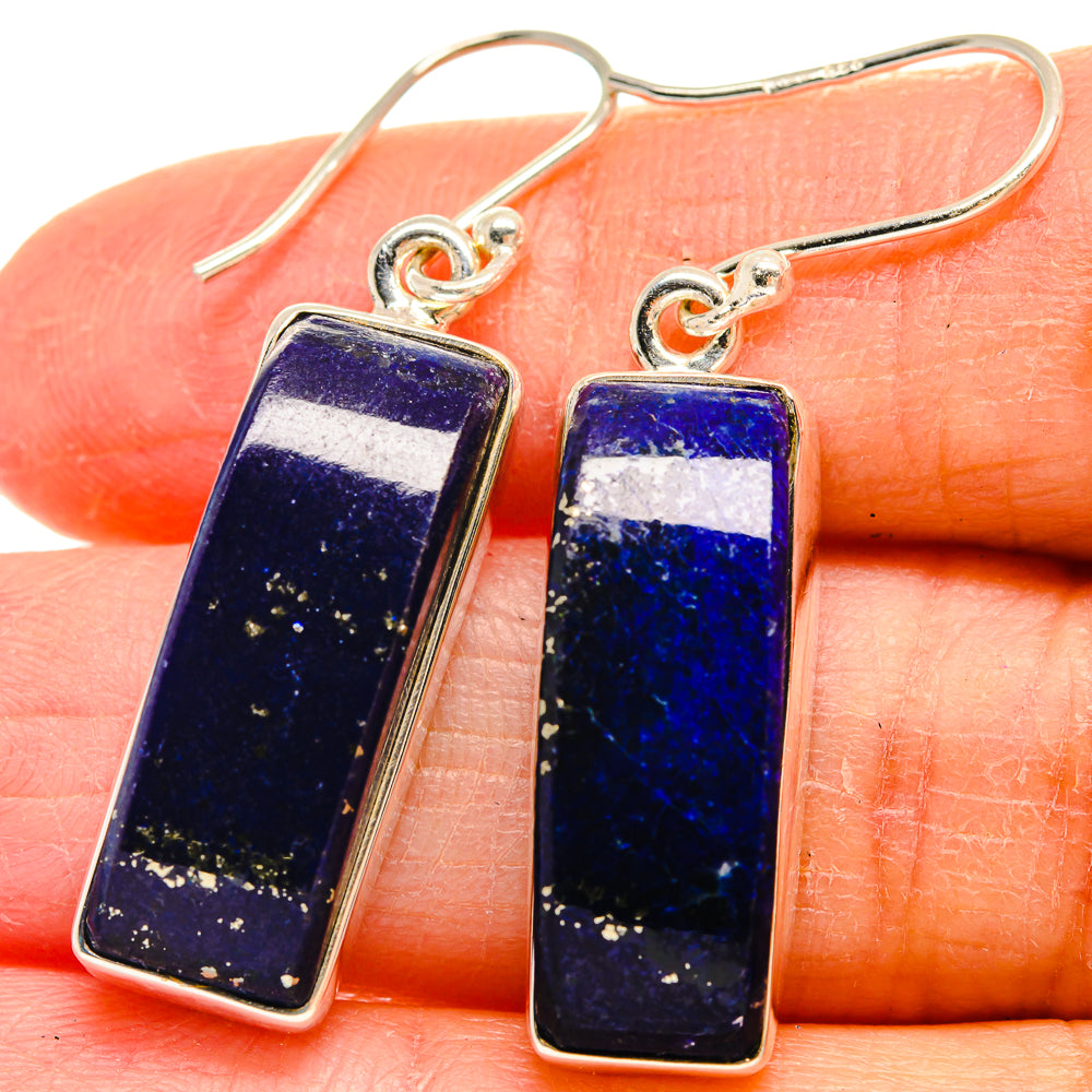 Lapis Lazuli Earrings handcrafted by Ana Silver Co - EARR424393