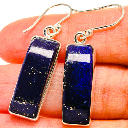 Lapis Lazuli Earrings handcrafted by Ana Silver Co - EARR424393