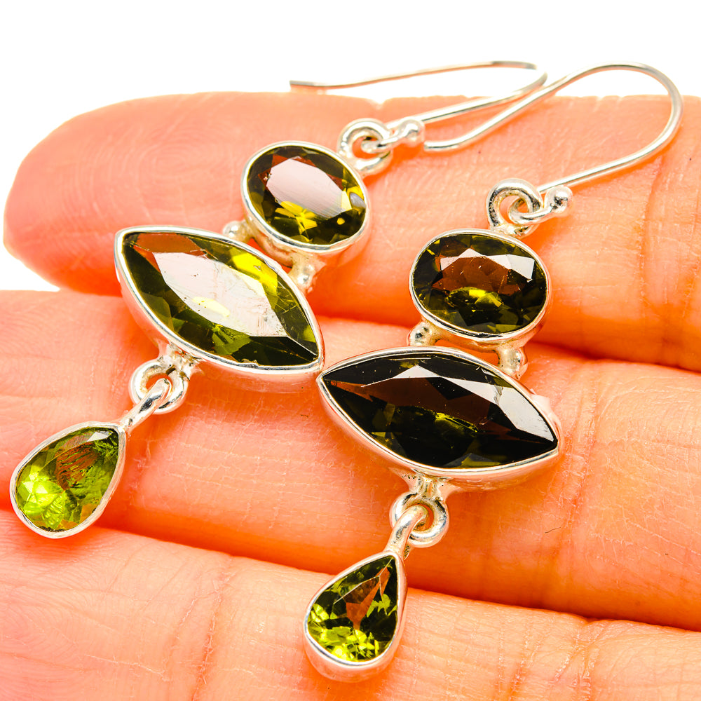 Peridot Earrings handcrafted by Ana Silver Co - EARR424415