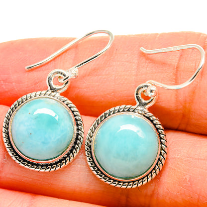 Larimar Earrings handcrafted by Ana Silver Co - EARR424419