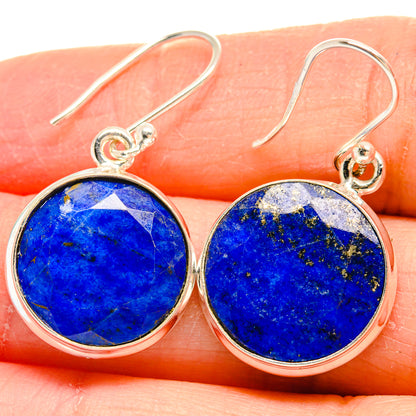 Lapis Lazuli Earrings handcrafted by Ana Silver Co - EARR424430