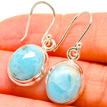 Larimar Earrings handcrafted by Ana Silver Co - EARR424436
